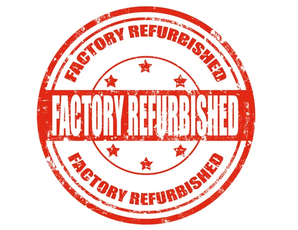 Sello reformado de fábrica — Vector de stock