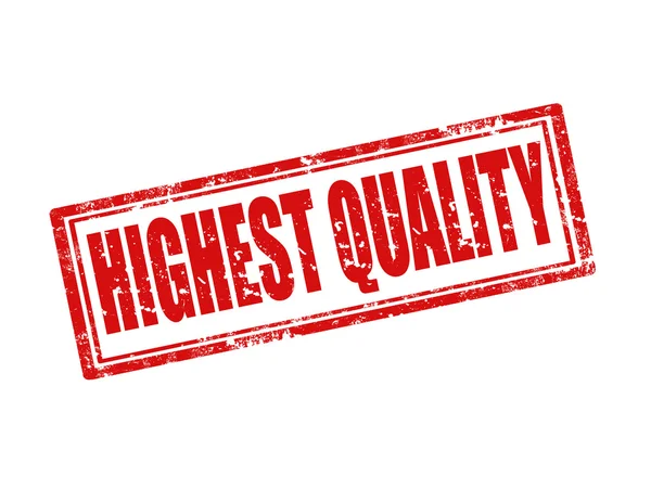Höchster Qualitätsstempel — Stockvektor