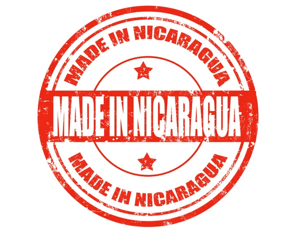 Feito em nicarágua —  Vetores de Stock