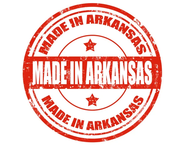Prodotto in Arkansas — Vettoriale Stock