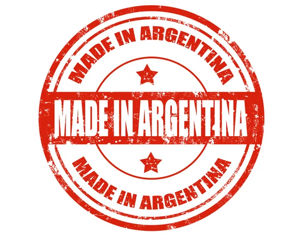 Fabricado na argentina —  Vetores de Stock