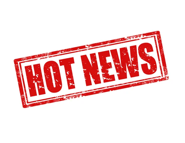 Hot News-timbre — Image vectorielle