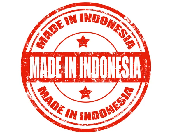 인도네시아에서 만든 — 스톡 벡터