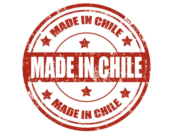 Сделано в Чили — стоковый вектор