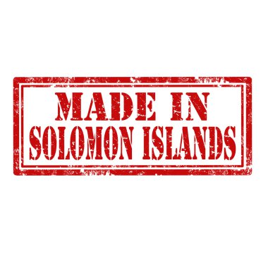 Made in Solomon Islands-stamp