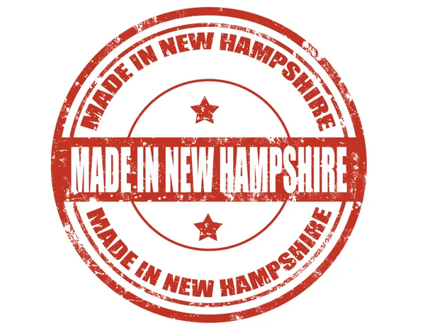 Hecho en New Hampshire — Vector de stock