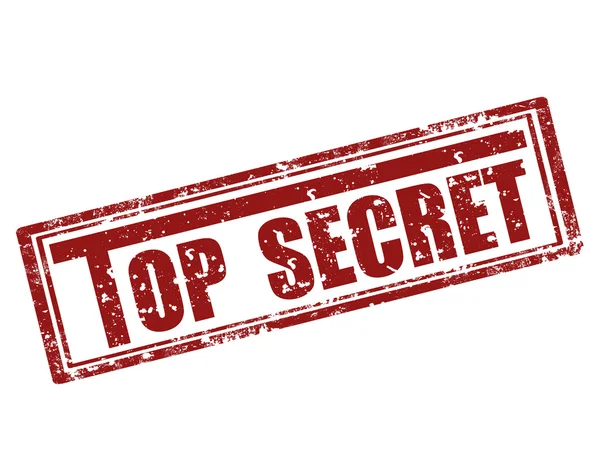 Top secret-stempel — Stockvector