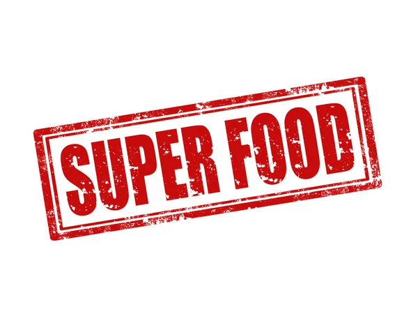 Super timbre alimentaire — Image vectorielle