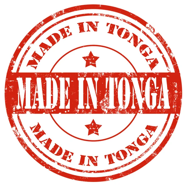 Hecho en Tonga — Vector de stock