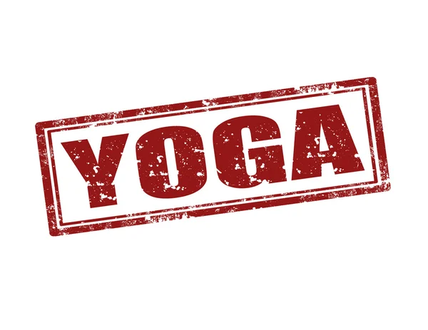 Tampon yoga — Image vectorielle