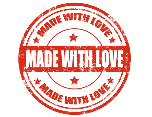 Made With Love — Stock Vector