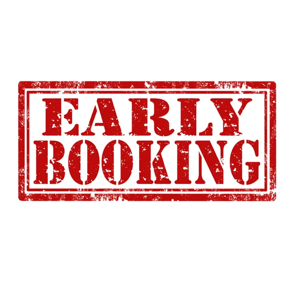 Early Booking-stamp — Stock Vector