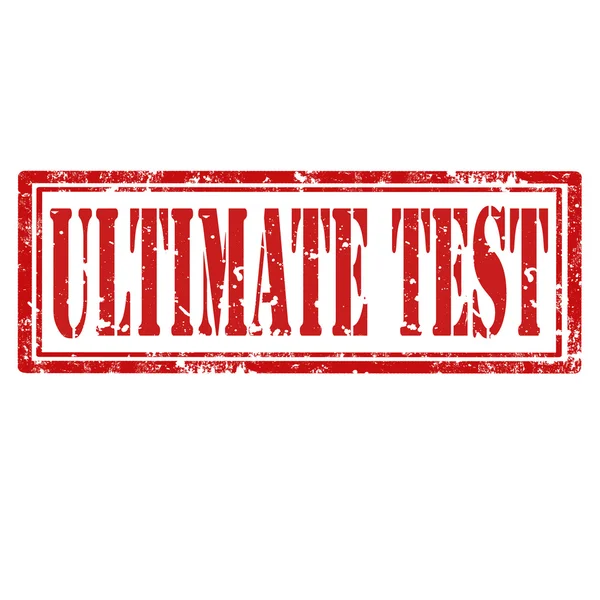 Ultimate Test-stamp — Stock Vector