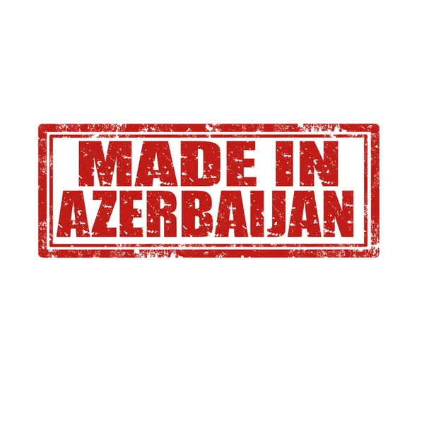 Hergestellt in Azerbaijan — Stockvektor