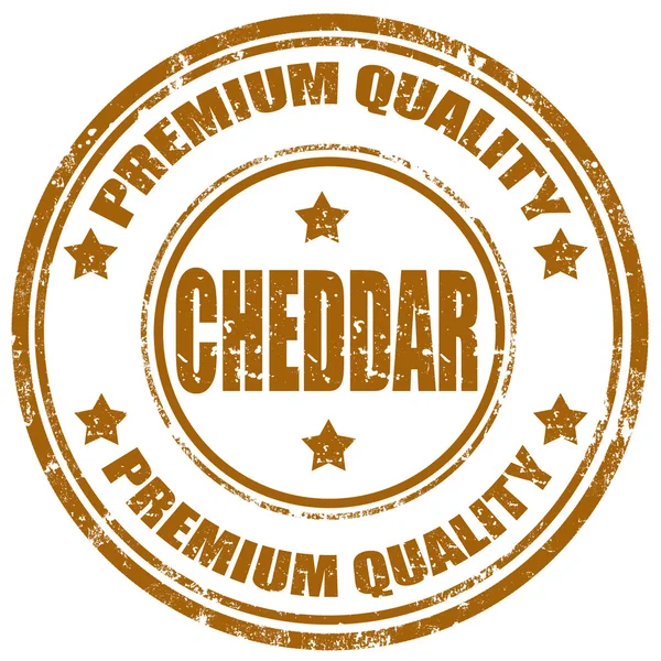 Cheddar pieczęć — Wektor stockowy