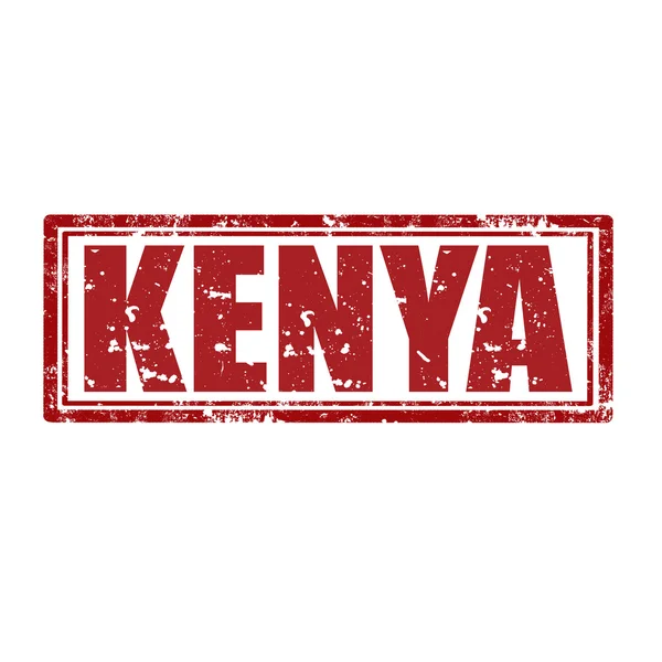 Timbre du Kenya — Image vectorielle