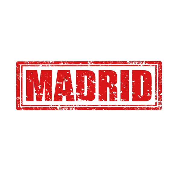 Timbre de Madrid — Image vectorielle