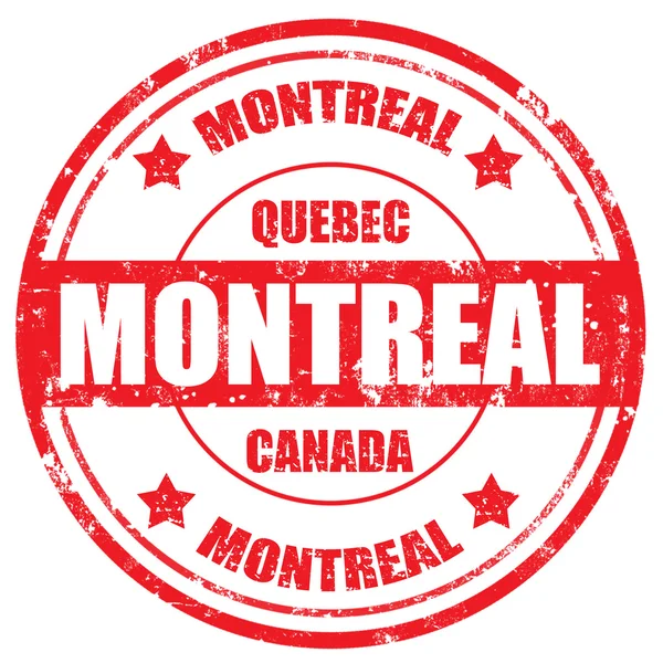 Timbre de Montréal — Image vectorielle