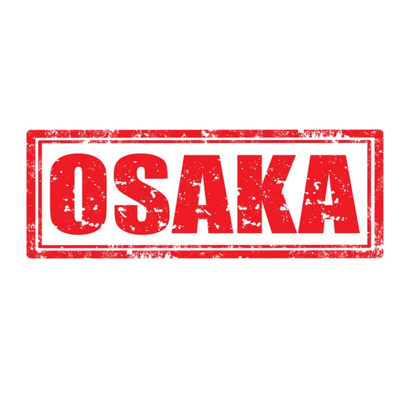 Osaka-stamp — Stock Vector