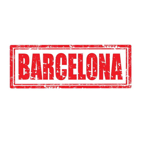 Barcelona-stempel — Stockvector