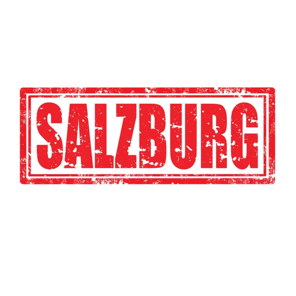 Salzburg-stamp — Stock Vector