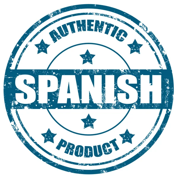 Španělština autentický produkt — Stockový vektor