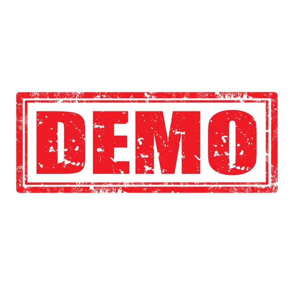 Demomarke — Stockvektor