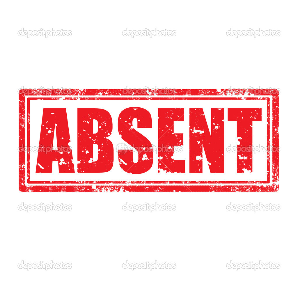 Absent-stamp