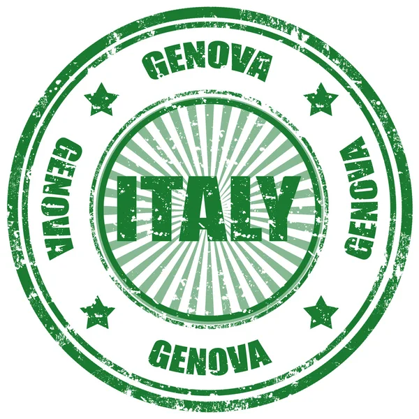 Génova Italia — Vector de stock