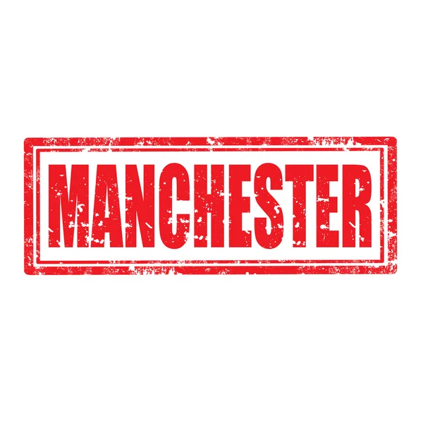 Manchester-stamp — Stock Vector