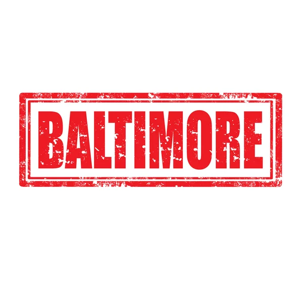 Baltimore-stamp — Stock Vector