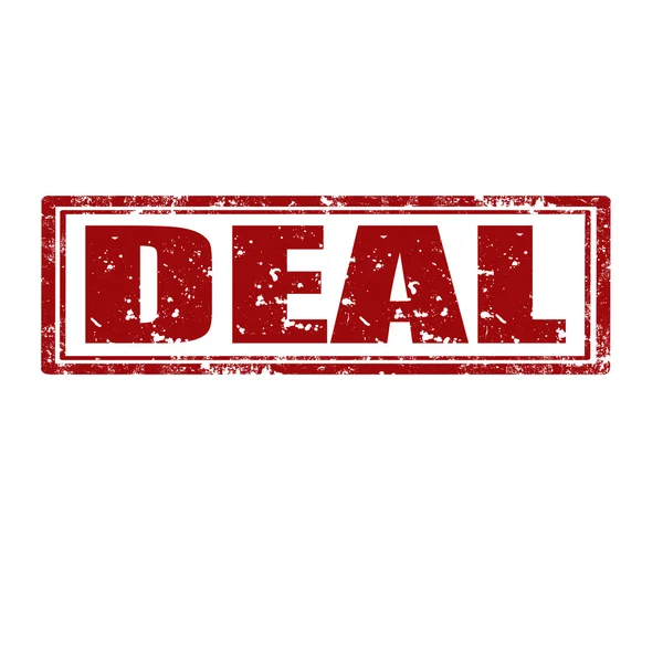 Deal-stämpel — Stock vektor
