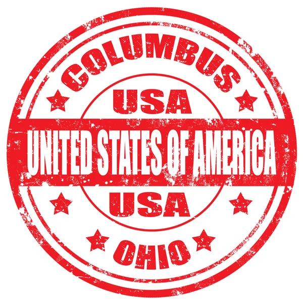 Columbus-Ohio — Stock Vector