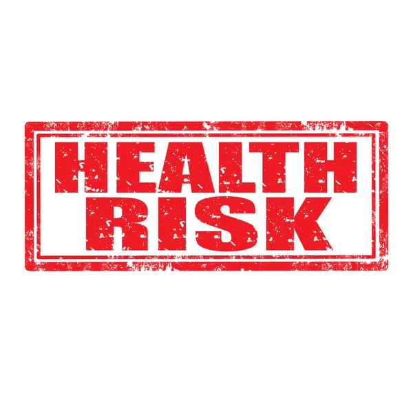 Health Risk-stamp — Stock Vector