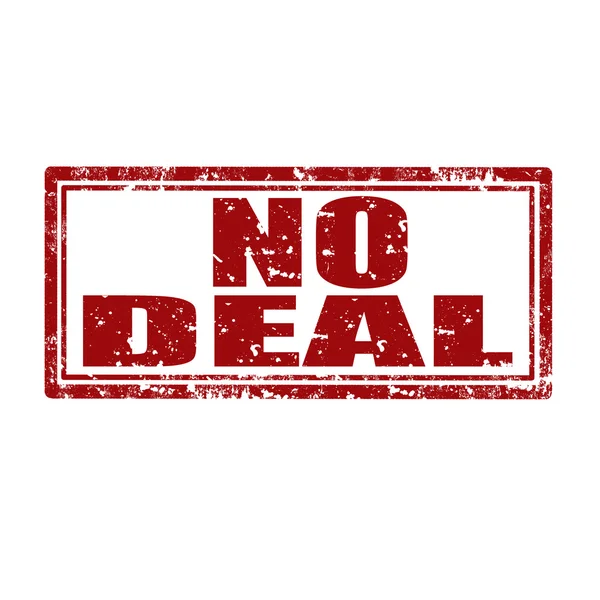 No Deal-stamp — Stock Vector