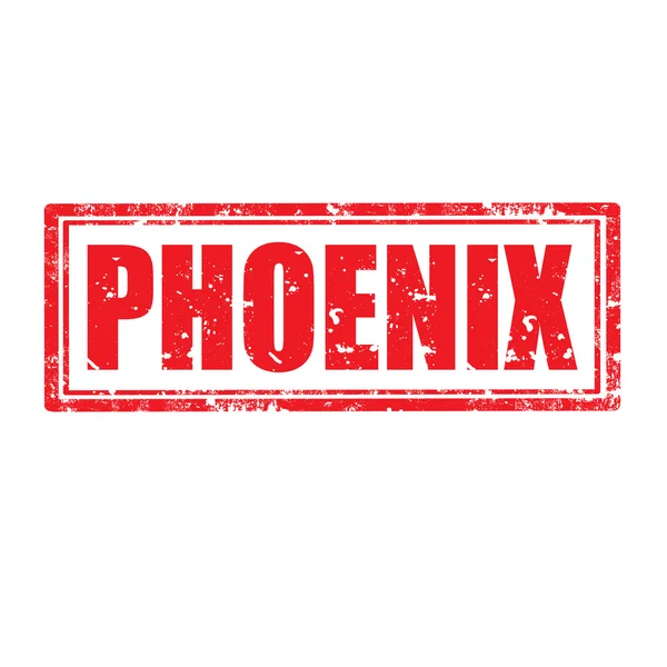 Carimbo Phoenix — Vetor de Stock