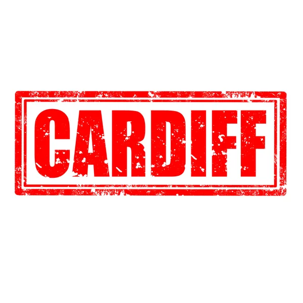 Cardiff-carimbo —  Vetores de Stock