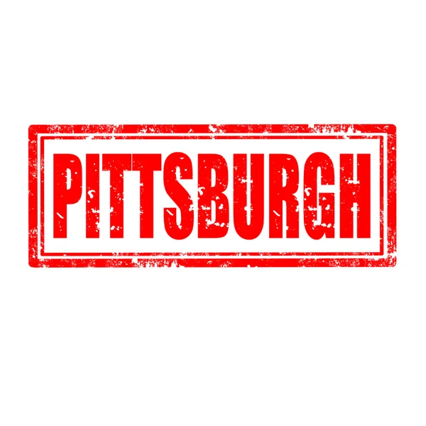 Pittsburgh-stamp — Stock Vector