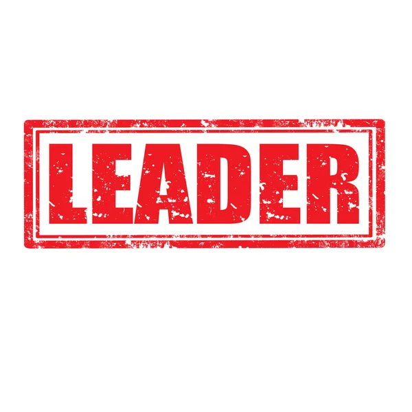 Timbre de leader — Image vectorielle