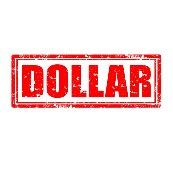 Sello de dólar — Vector de stock