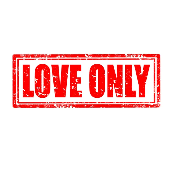 Love Only-stamp — Stock Vector