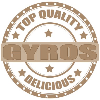 gyros etiketi