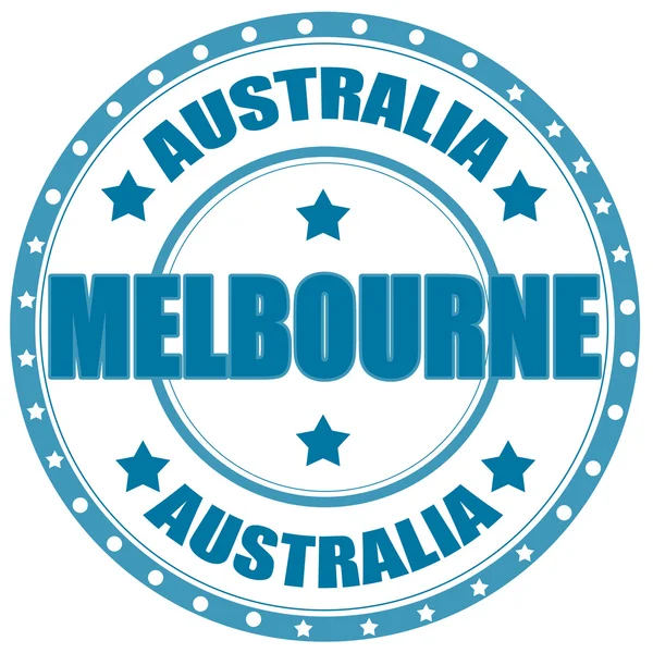 Melbourne etykiety — Wektor stockowy