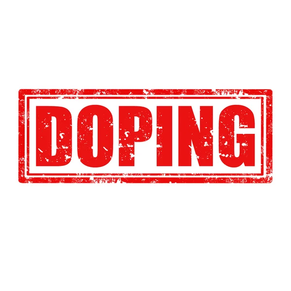 Doping razítko — Stockový vektor