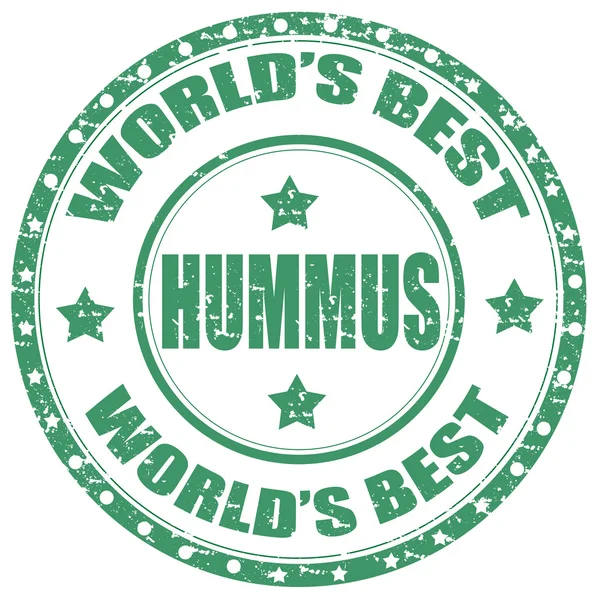 Hummus-stämpel — Stock vektor