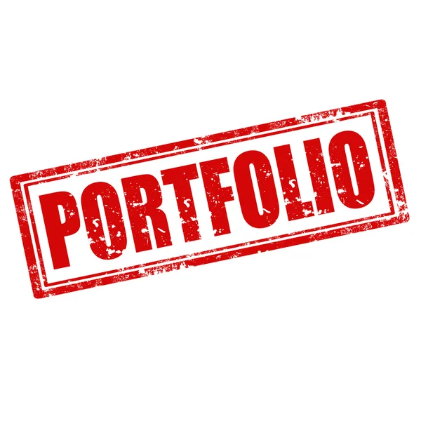 Portfolio pieczęć — Wektor stockowy