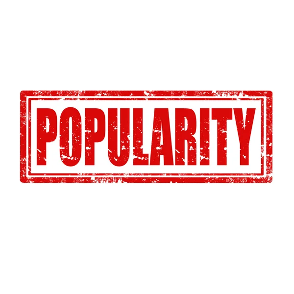 Timbre de popularité — Image vectorielle