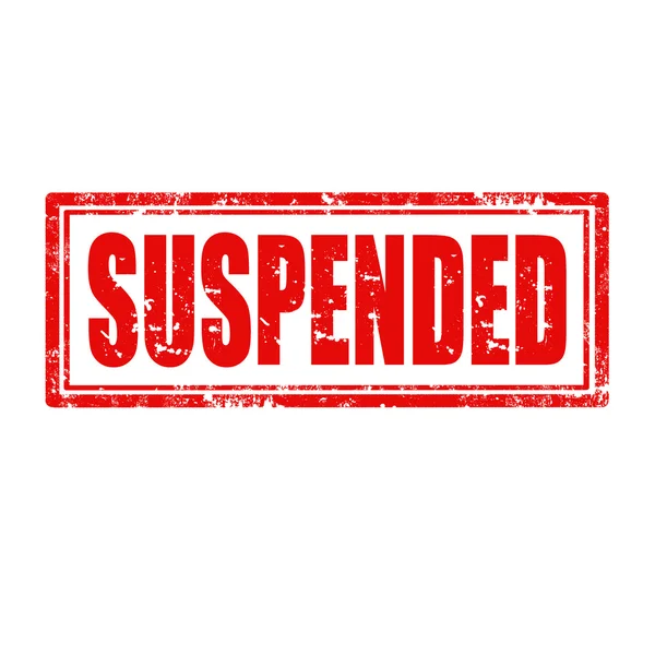 Sello suspendido — Vector de stock