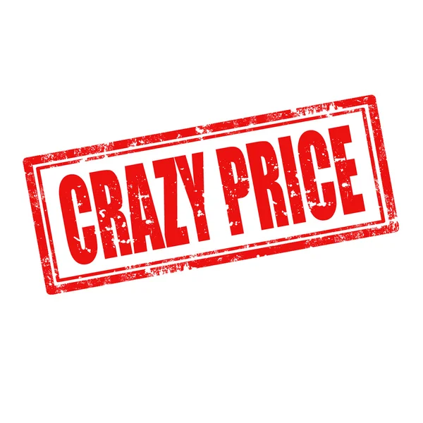 Crazy Price-stamp — Stock Vector