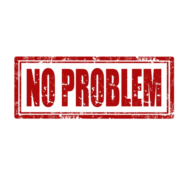 No Problem-stamp — Stock Vector